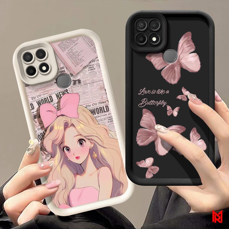เคส OPPO A15 A15S กรณีโทรศัพท์มือถือซิลิโคนนุ่มแฟชั่น LSTY