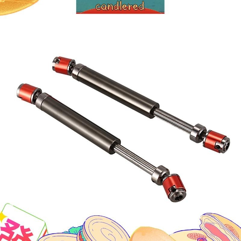 เพลาขับ CVD โลหะ 110-140 มม. สําหรับรถไต่หินบังคับ 1/10 Axial SCX10 90046 2 ชิ้น