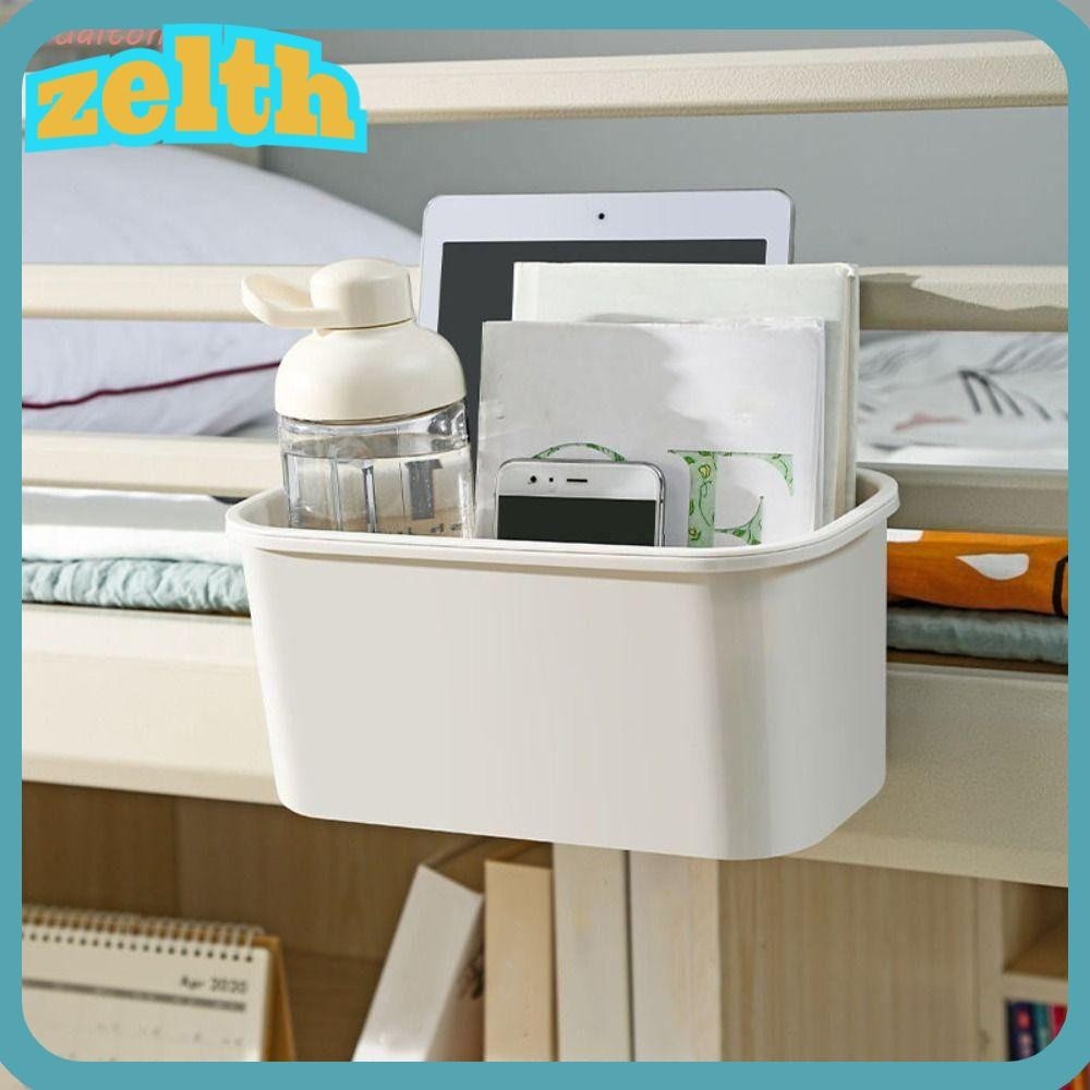 Zelth ตะกร้าแขวนข้างเตียง อเนกประสงค์ ไม่ต้องเจาะ ประหยัดพื้นที่ สําหรับห้องครัว หอพัก