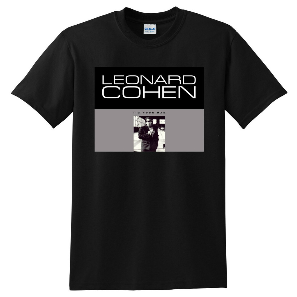 เสื้อยืดพิมพ์ลาย Leonard Cohen Tim Your Man