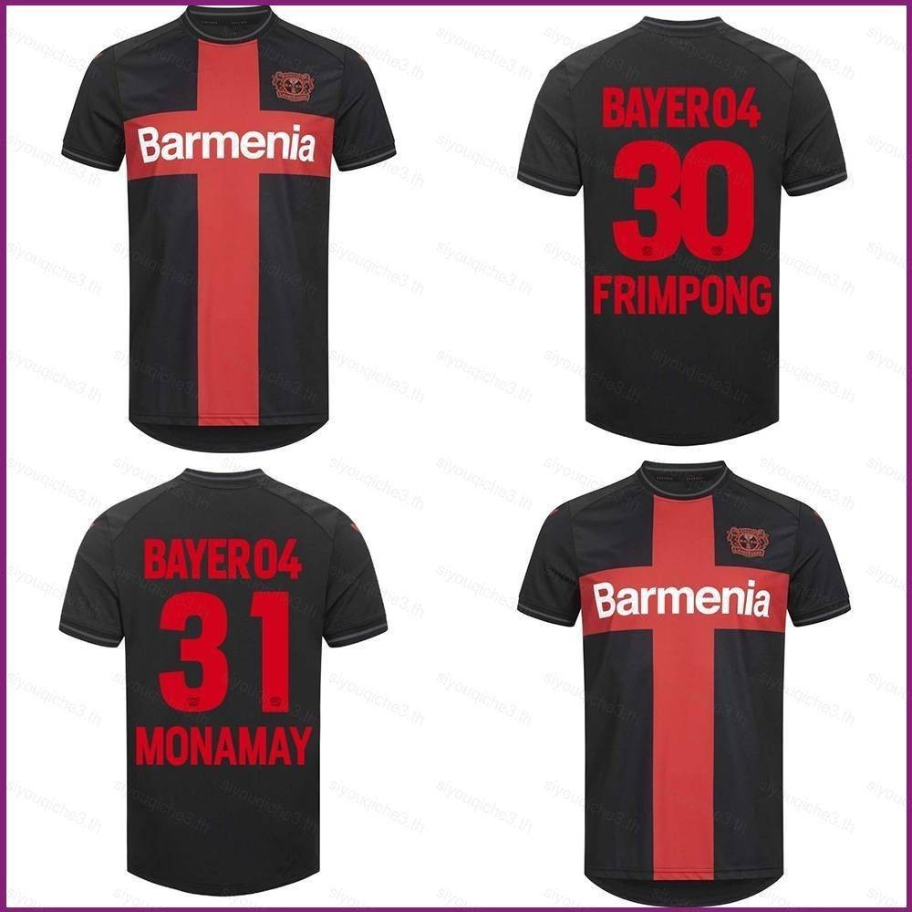 【SY3】เสื้อยืด ลาย Bundesliga Bayer 04 Leverkusen Frimpong Monamay พลัสไซซ์ สําหรับเด็ก และผู้ใหญ่ 2023-2024