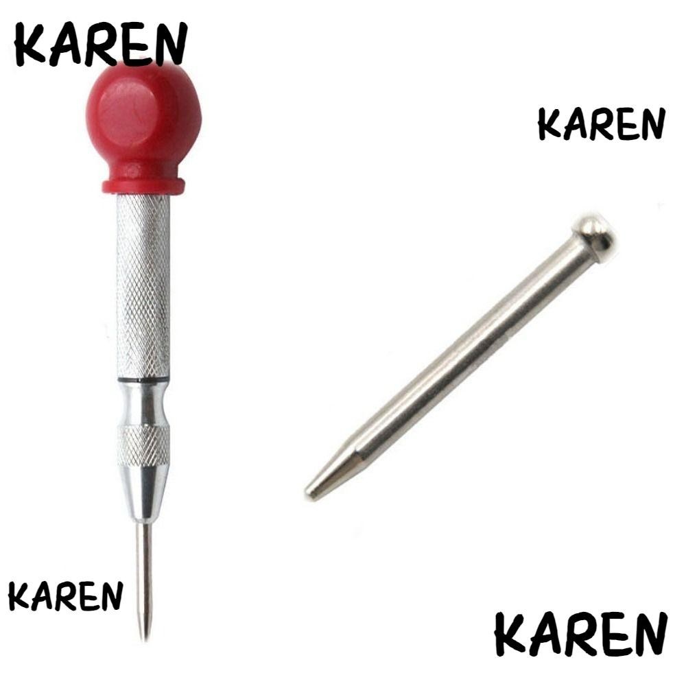 Karen หมุดเจาะรูตาไก่ พลาสติก และโลหะ ยาว 13*3.45*2.8 ซม. สีแดง