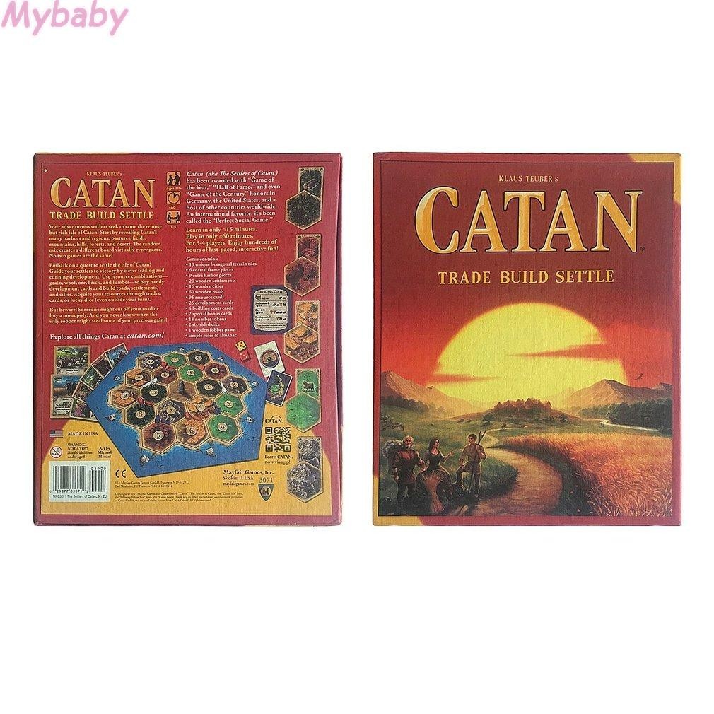 Catan เกมกระดานครอบครัวสนุกเล ่ นการ ์ ดเกมการศึกษาธีมการ ์ ดเกม