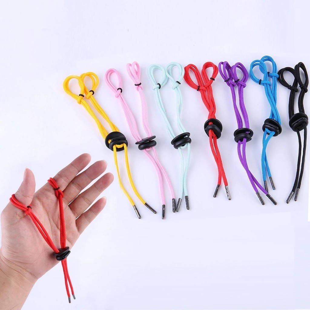 Bicaster 1 PC Finger Sling ปรับได ้ สําหรับอุปกรณ ์ เสริม Recurve Handcraft 7 สีสําหรับ Chioce