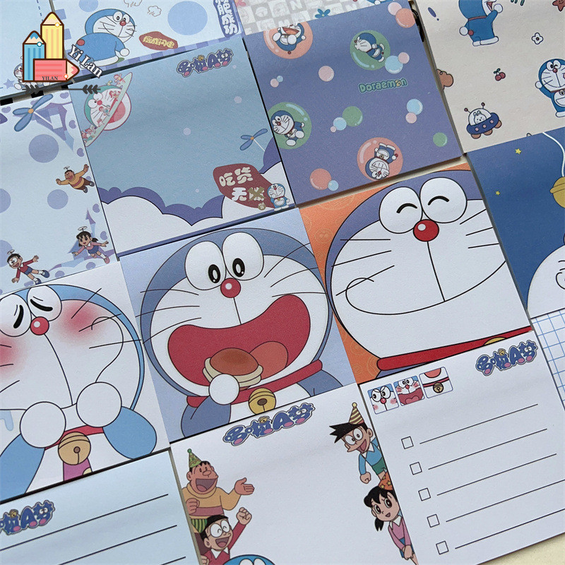 80 แผ ่ น/pack Doraemon of Sticky Notes พร ้ อมโน ้ ตเหนียวการ ์ ตูนน ่ ารัก