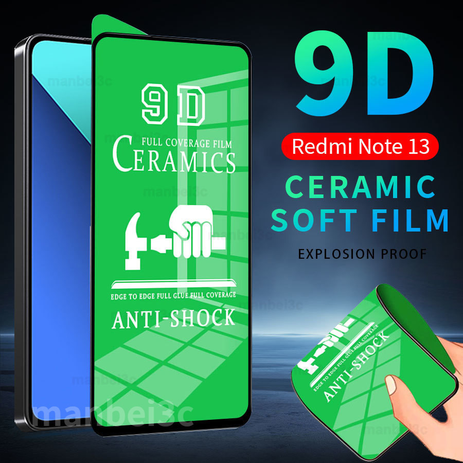 ฟิล์มเซรามิคตกไม่แตกกันรอยXiaomi (แบบใส) Xiaomi Mi 14T 13T 12T 11T 11 12 Lite Redmi Note 13 12 11 10 9 Pro 12S 11S 10C 12C 13C 14C Poco F6 F5 M6 X5 X6 C65 C61