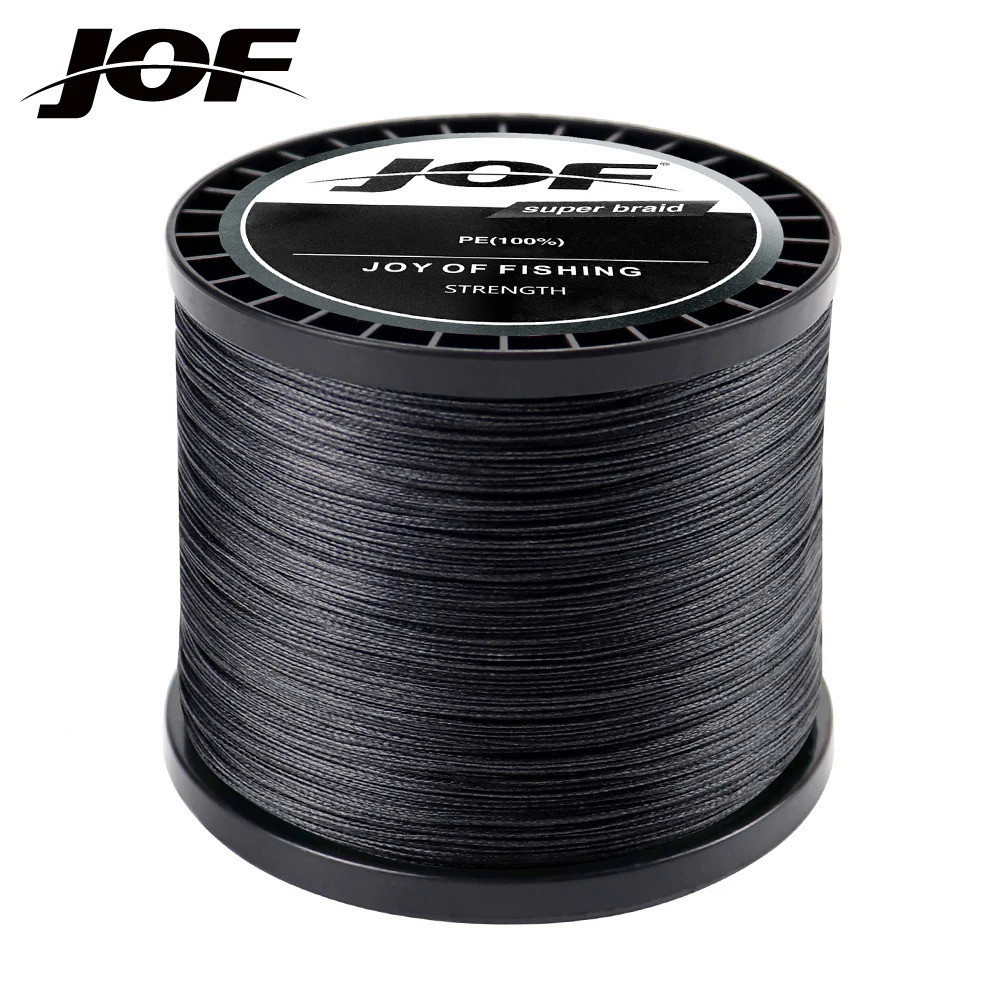 สายตกปลาถัก Jof 300m 500m 1000m หลายสี PE ลวดถัก 4 เส ้ น Multifilament สายตกปลาญี ่ ปุ ่ นถักสายตกปลาสายตกปลาเชือกตกปลา