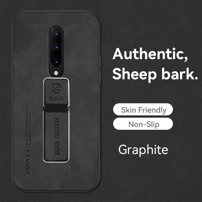 สําหรับ OnePlus 7 Pro กรณีกันกระแทกหนัง PU ป้องกันโทรศัพท์มือถือฝาหลังสําหรับ OnePlus 7Pro โทรศัพท์ปลอกยึดผู้ถือ