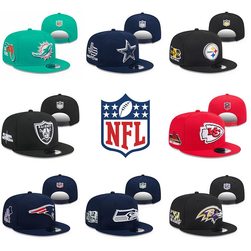 Nfl Cowboys Raiders 49ers หมวก Snapback คุณภาพสูง