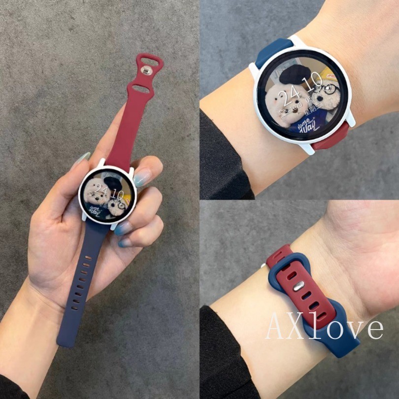 20 มม.22 มม.ผีเสื้อสายคล้องคอสําหรับ Samsung Galaxy Watch 7 4/5/6/pro/Classic/Active 2/Gear S3 44 มม.40 มม.46 มม.สร้อยข้อมือ Correa HUAWEI GT 2/2E/3 Thin Band