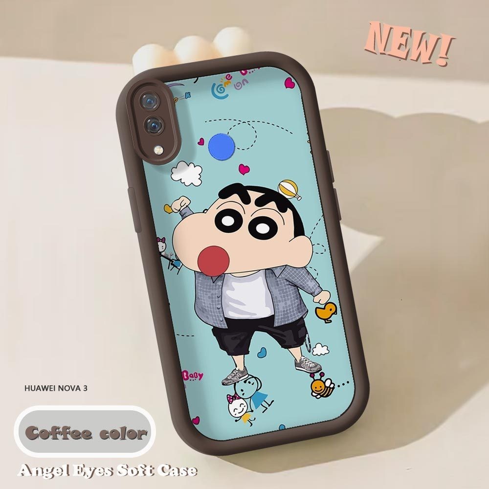สําหรับhuawei NOVA 3 4 5i 5T 7 Pro 7SEการ์ตูนเคสโทรศัพท์ซิลิโคนอ่อนนุ่มTPUคลุมทั้งหมดกันกระแทกเลนส์กล้องป้องกันกรณี