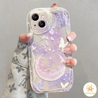 [ส่วนลด]เคสโทรศัพท์มือถือท้องฟ้าเต็มไปด้วยดวงดาวสีม่วง เข้ากันได้กับ iPhone 11 iPhone12 13 14 ProMAX X XS XR XS 7 8 Plus