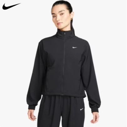 สต๊อกพร้อม100% Nike Womens Print Logo Sun Protective Skin Sweatshirt Sports Jacket FB5016-010