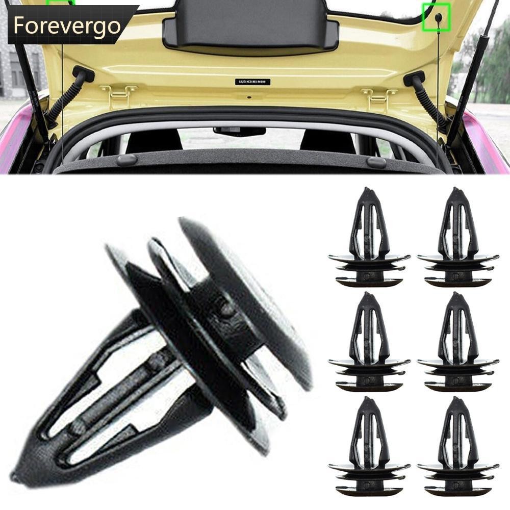 Forevergo 10 ชิ ้ นรถประตู Trim แผงการ ์ ดคลิป Rivets รัดสําหรับ MG ZS 2017-2021 MG 3 2018-2021 1011