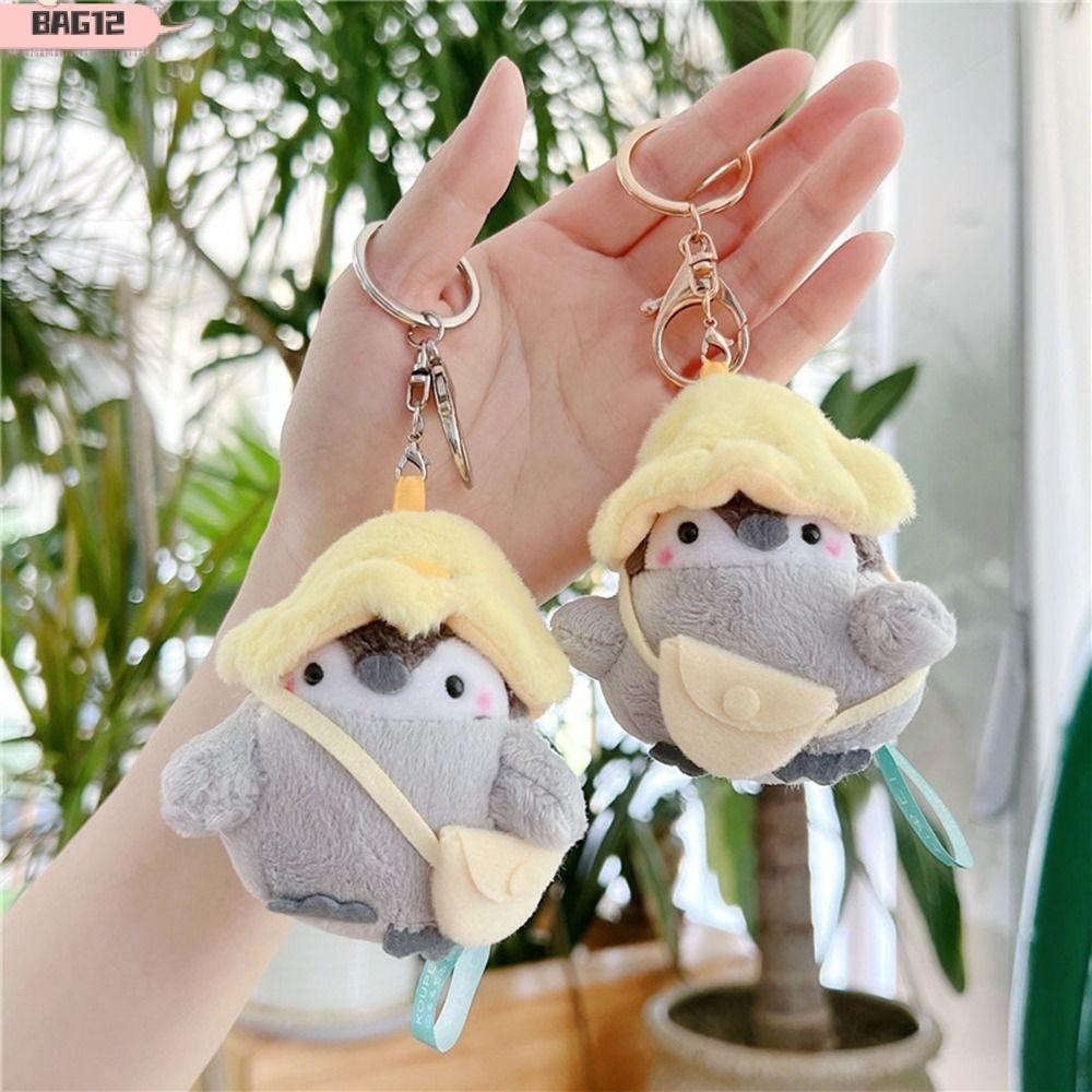 Bag12 Penguin Plush Key แหวน, Tourist หมวกตุ๊กตาตุ๊กตา Penguin พวงกุญแจ, การ์ตูนสร้างสรรค์ของเล่นกระ