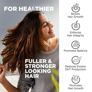 Nutrivein DHT blocker พร ้ อมไบโอตินส ่ งเสริมการเจริญเติบโตของเส ้ นผมและการเจริญเติบโตของรูขุมขนในผู ้ ชายและผู ้ หญิง