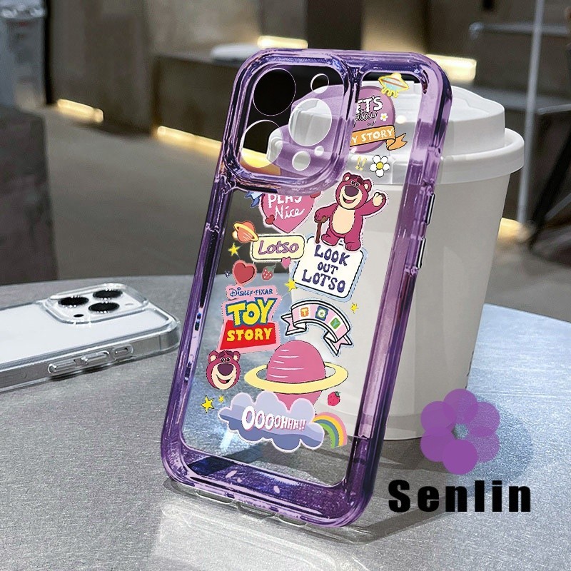 ล็อตโซ่คู่อะนิเมะกรณีโปร่งใสสําหรับOPPO A5i Pro C65 A3S A9 2020 A5 A16 A31 A8 A52 A72 A92 A53 A33 A7