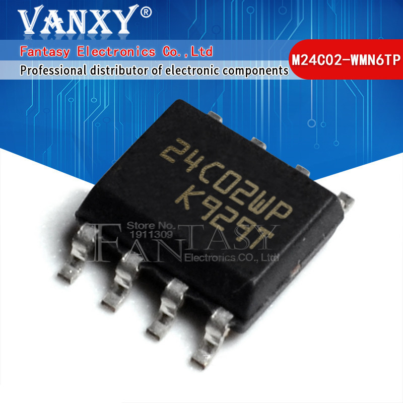 10PCS M24C02-WMN6TP SOP SOP-8 24C02WP M24C04-WMN6TP 24C04WP M24C32-WMN6TP 24C32WP M24256-BW6NP อิเล็