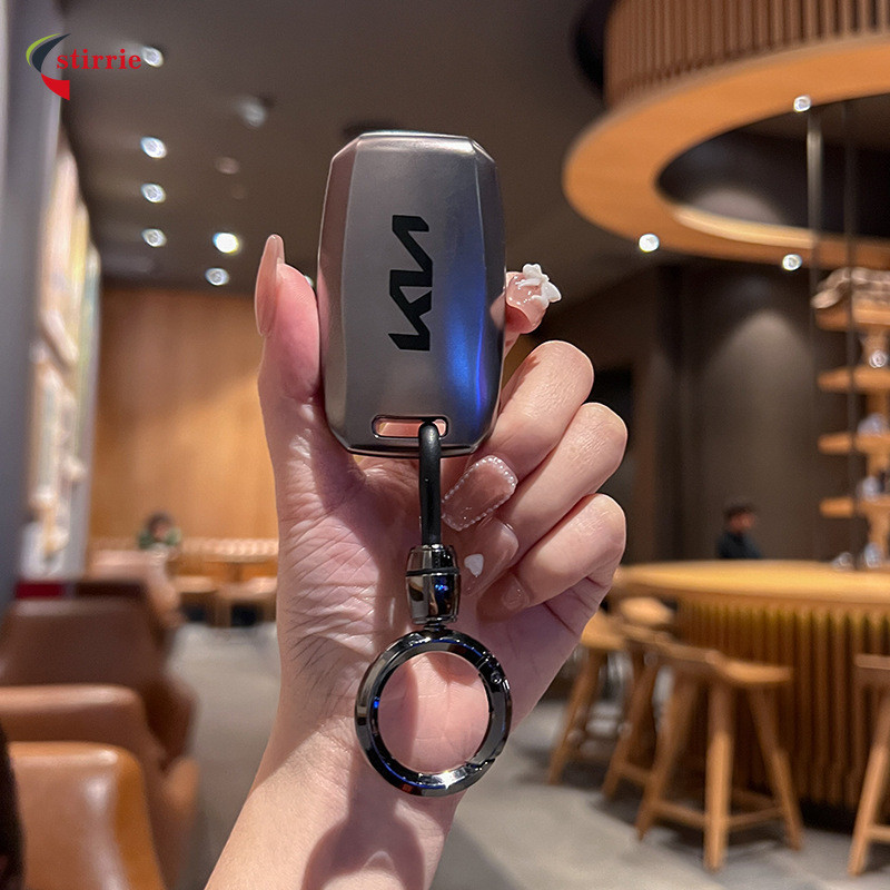 Kia TPU ฝาครอบกุญแจรถ Chrome Reflection กุญแจรถ Remote Casing Sarung Kunci CERATO FORTE OPTIMA K5 K3 CARNIVAL