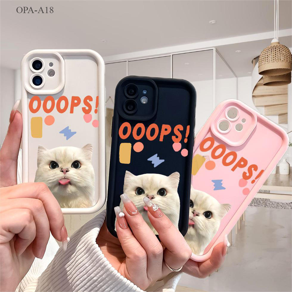 เคส For OPPO A18 A17 A38 A31 A15 A16 A3S A58 A54 A94 A57 A7 A5S A12 A9 A16K A78 A74 A76 Reno 10 5 Pro 4G 5G 2020 JGS