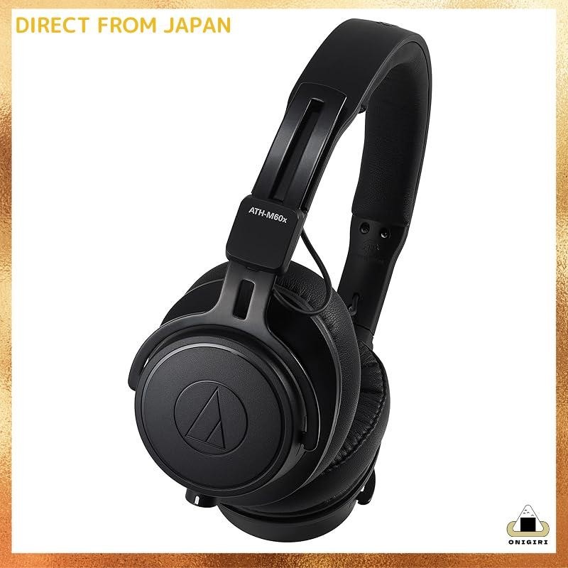 Audio-Technica ATH-M60x Wired Monitor Headphones On-Ear Recording/Mixing/DJ/Track Making/DAW [Domestic Regular Product]