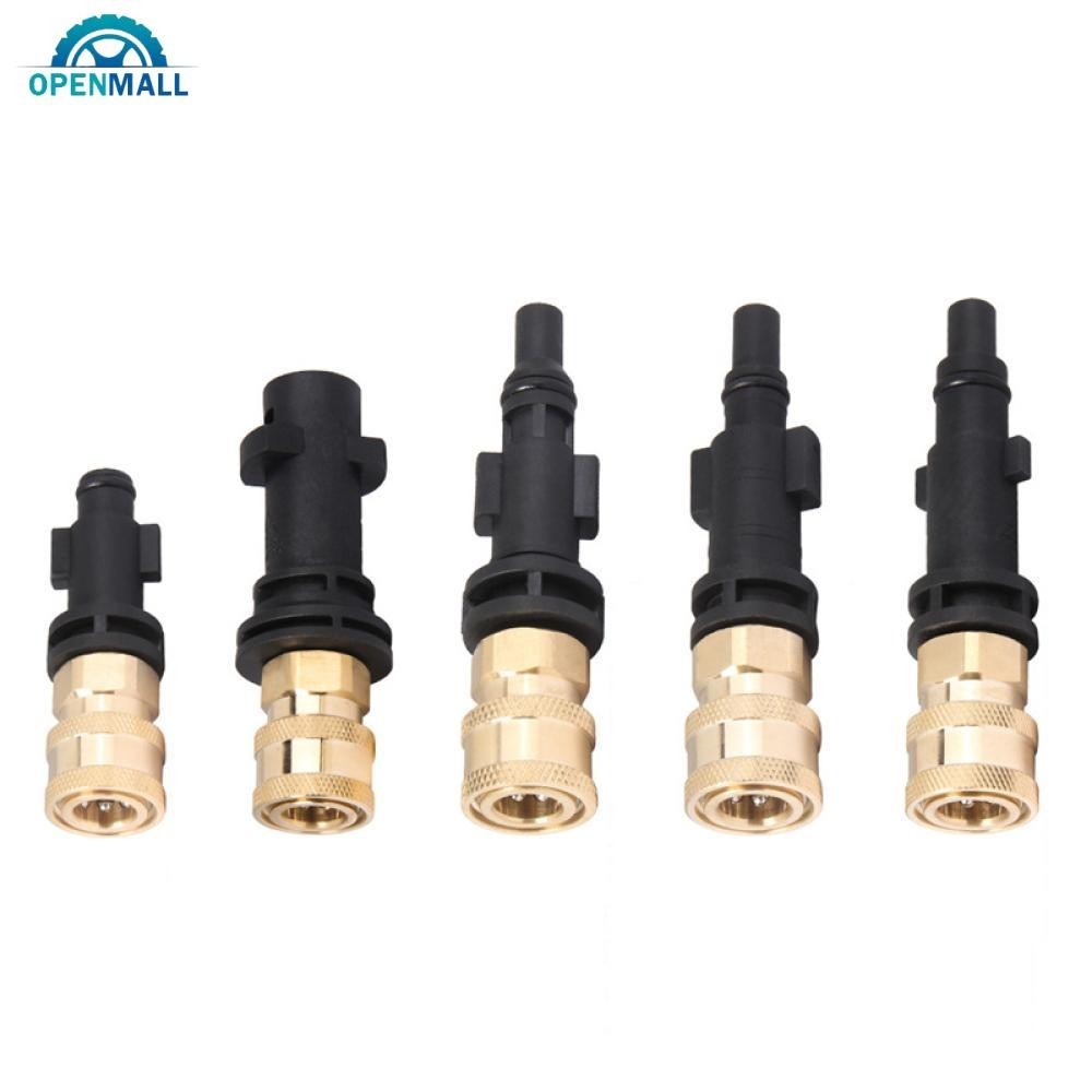 Openmall เครื ่ องฉีดน ้ ําแรงดันอะแดปเตอร ์ ชาย G1/4 Quick Release Connector หัวฉีดเครื ่ องมือทําความสะอาดรถยนต ์ M4S9