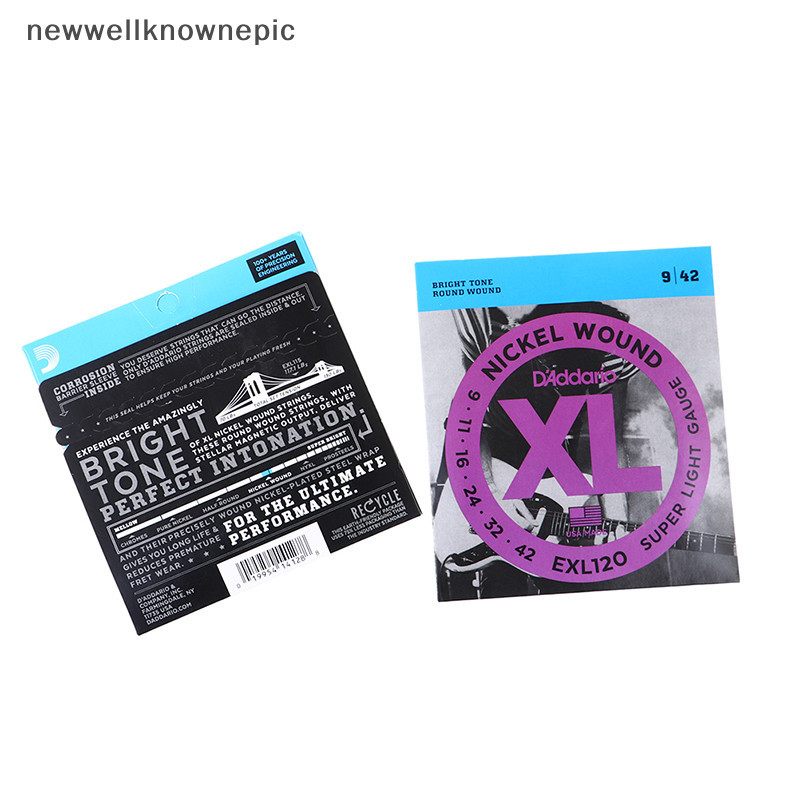 Newwellknownepic EXL110 EXL115 EXL120 EXL130 XL นิกเกิลรอบแผลกีตาร ์ ไฟฟ ้ า Strings TH - รูปที่ 2