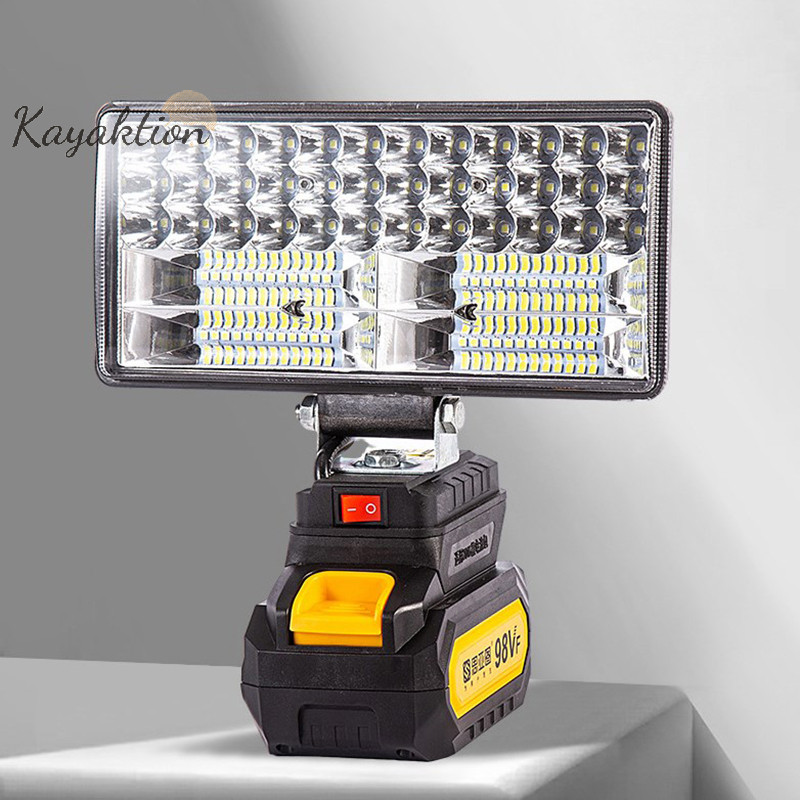 Kayaktion สําหรับ Makita 18V Li-ion ไฟ LED ทํางาน 3/4 นิ ้ วไฟฉายแบบพกพาฉุกเฉินโคมไฟตั ้ งแคมป ์ Nice