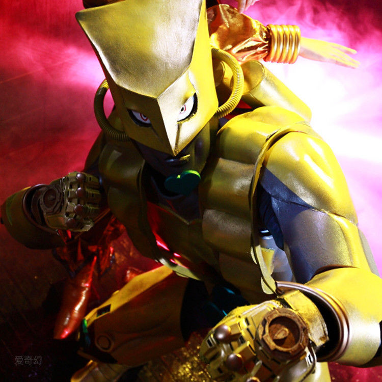 (ผลิตภัณฑ์กึ่งสำเร็จรูป)1: 1 cosplay JOJO โลกผจญภัยสุดมหัศจรรย์ แต่สวมหมวกกันน็อคชุดเกราะ EVA โมเดล 