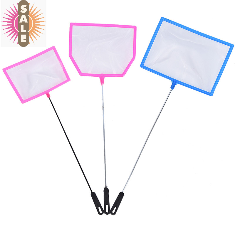 Ap ปฏิบัติตกปลากลางแจ ้ ง Landing Net หรือ Aquarium อุปกรณ ์ จับปลาที ่