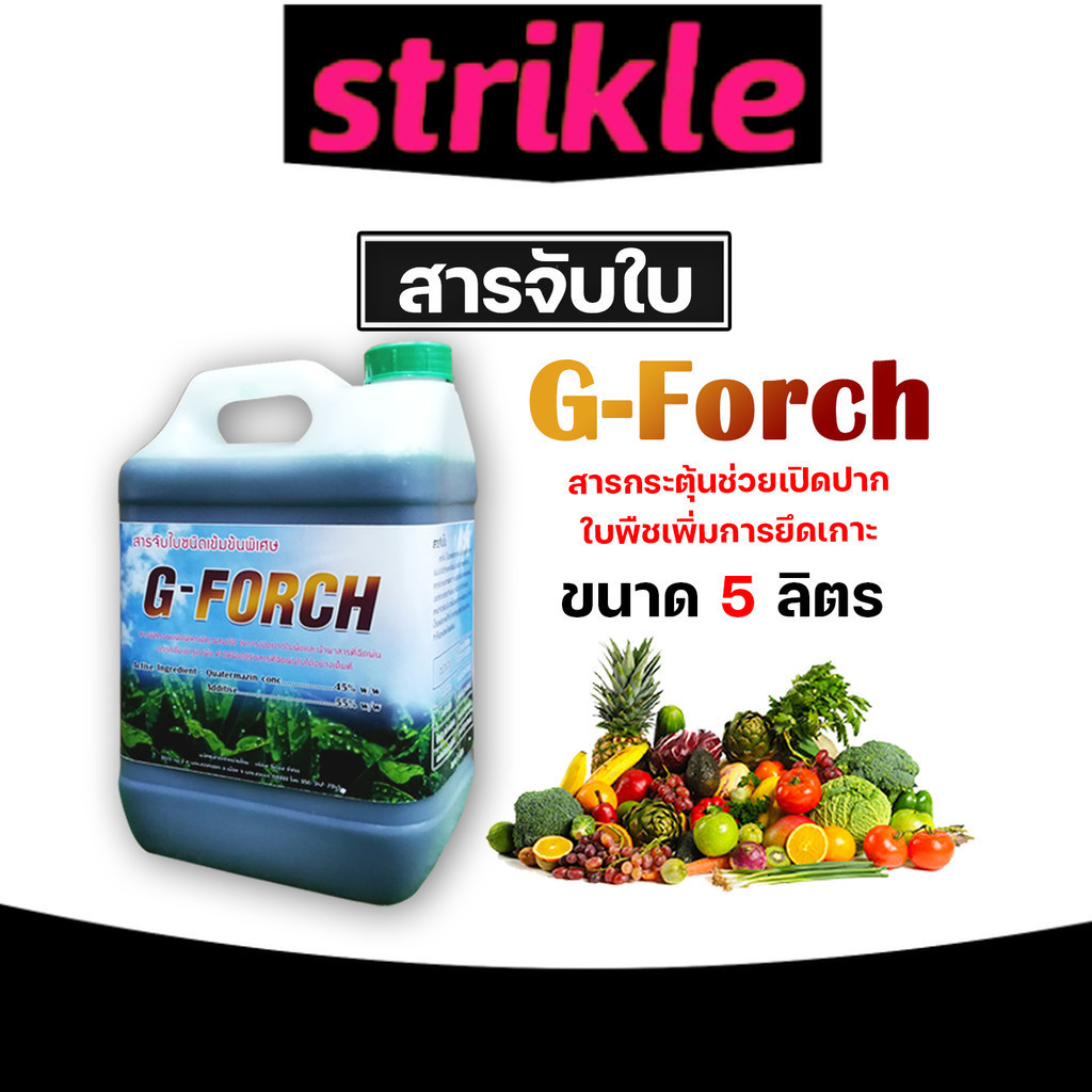รวมสารจับใบเข้มข้นชนิดพิเศษ ขนาด 5 ลิตร มีหลายยี่ห้อให้เลือก