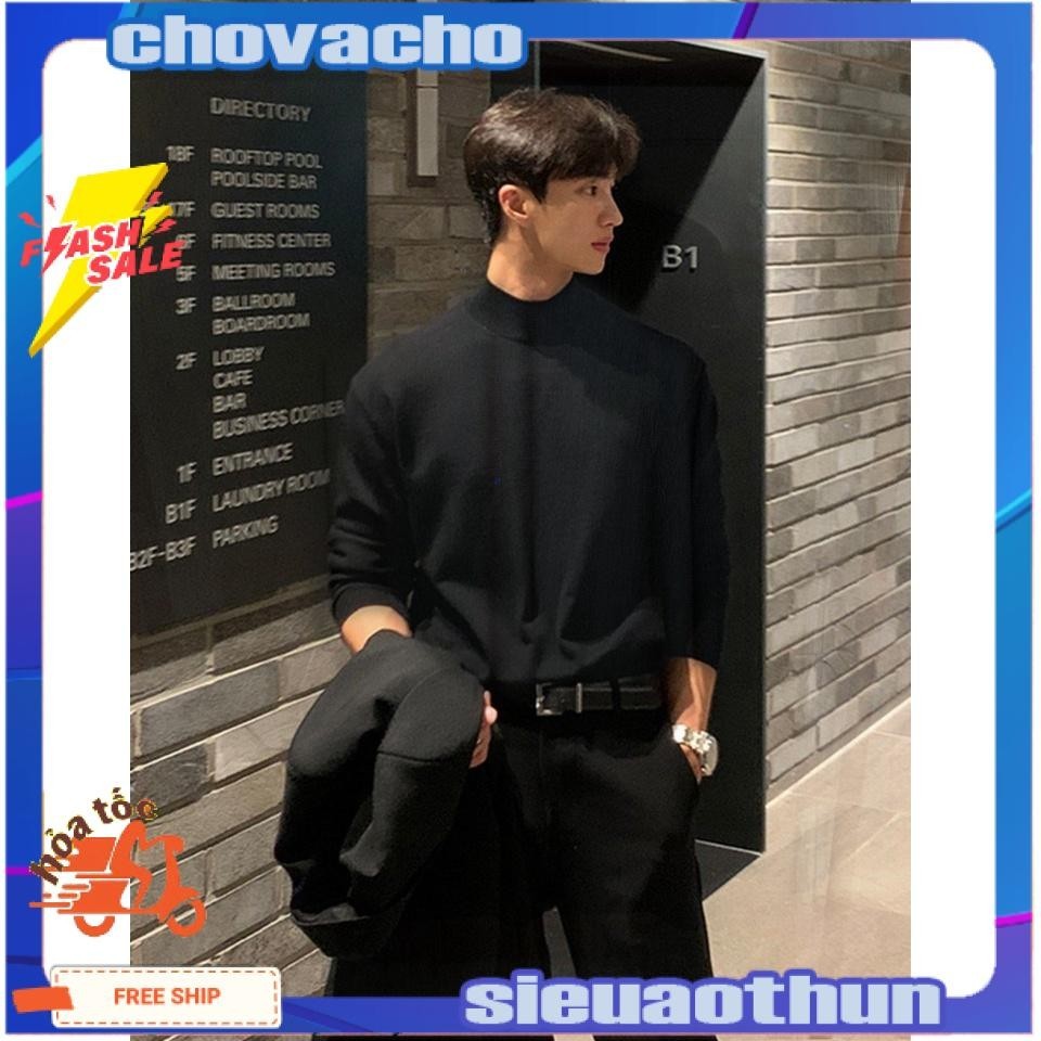 VIA ICVCVN เสื้อยืด Stee คอปกแขนยาว Unisex