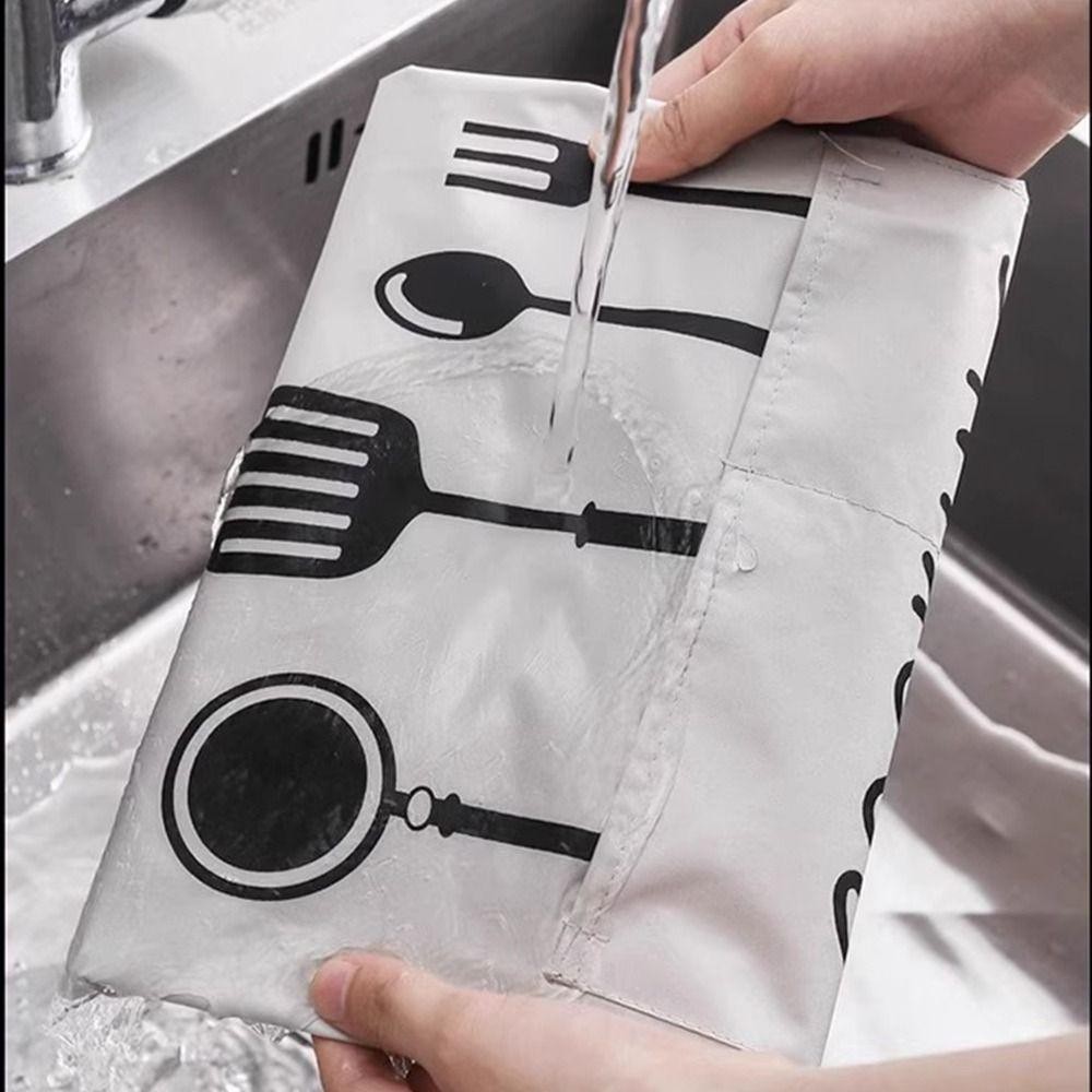 BTLIM Kitchen Smock, ผ้ากันเปื้อน PVC แขนกุด, ชุดทํางานทําอาหารกันน้ํากันน้ํามัน - รูปที่ 6