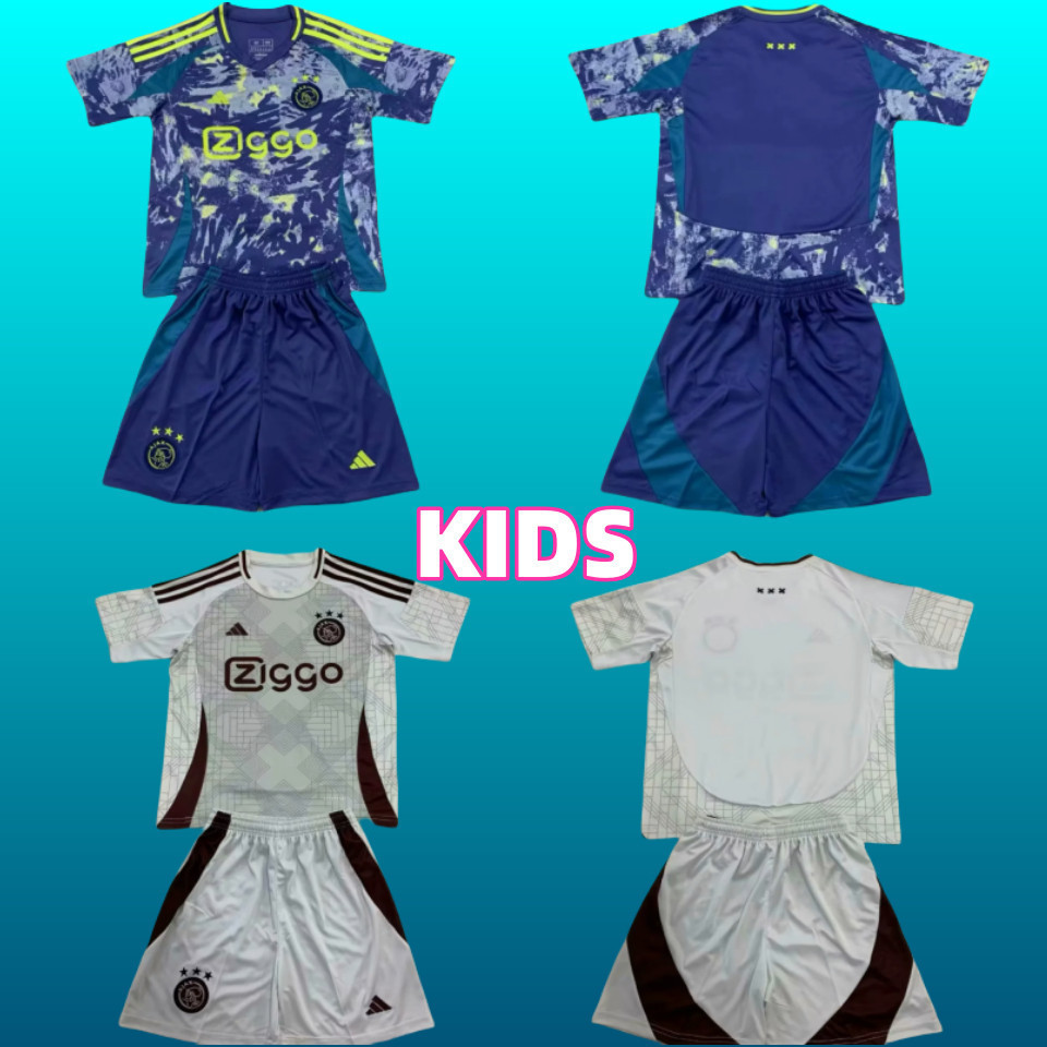 Ajax jersey 24/25 kids away kit คุณภาพสูงสุด