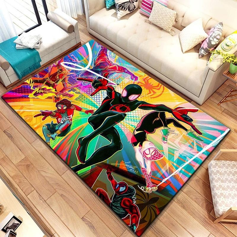 Spider-man Marvel Universe พรมสําหรับเด็ก,rugs สําหรับห้องนอนเด็ก,ห้องนั่งเล่นแผ่นปูพื้น,ห้องครัว,เสื่อ,ตกแต่งห้องนอน