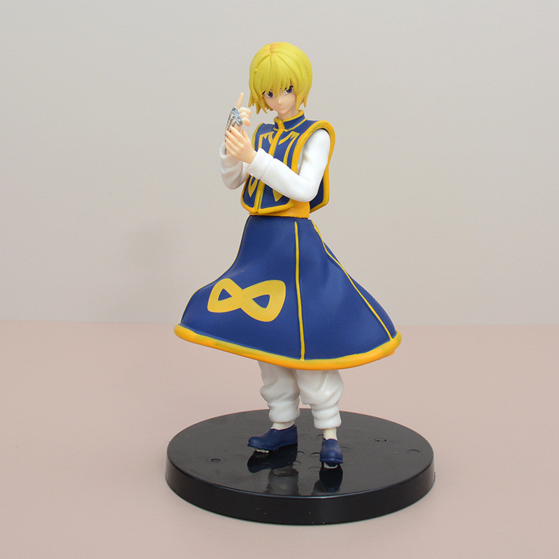 HUNTER HUNTER Action Figure Kurapika Chain Killer ยืนตุ๊กตาของเล่นสําหรับของขวัญเด็กคอลเลกชันเครื่อง