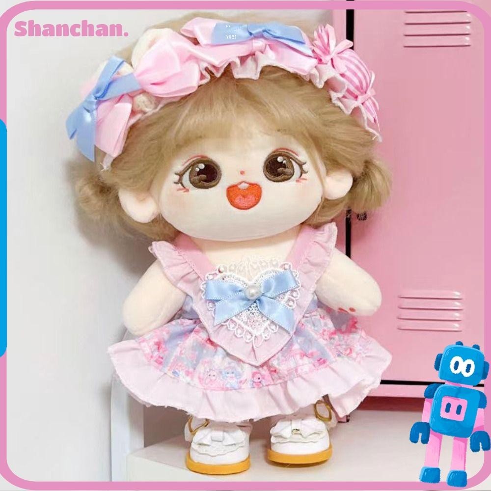 ชานชาน ตุ๊กตาตุ๊กตาเสื้อผ้าเปลี่ยนเกมแต่งตัวอุปกรณ์ของเล่นชุดตุ๊กตา,ขายเฉพาะเสื้อผ้า น่ารัก 20เซนติเมตรเปลี่ยนตุ๊กตาเสื้อผ้าทํามือสาว