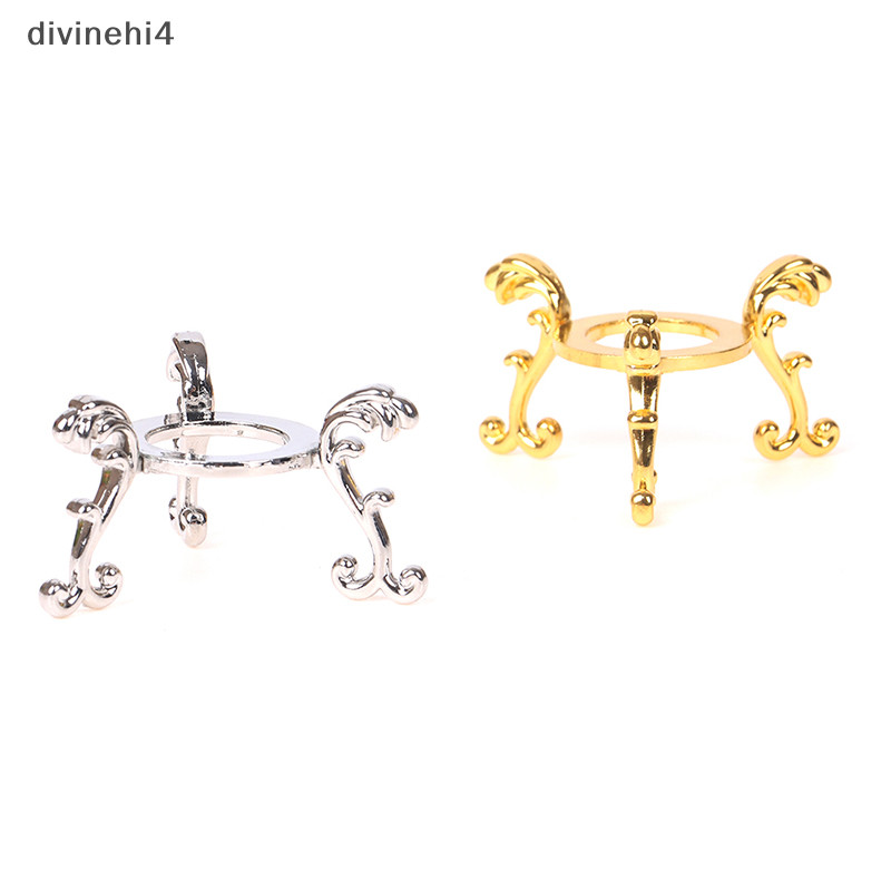 Divinehi4 Gold-plated Display อัญมณีไข่ฐานรองรับคริสตัลบอล Stand Holder เครื่องประดับใหม่