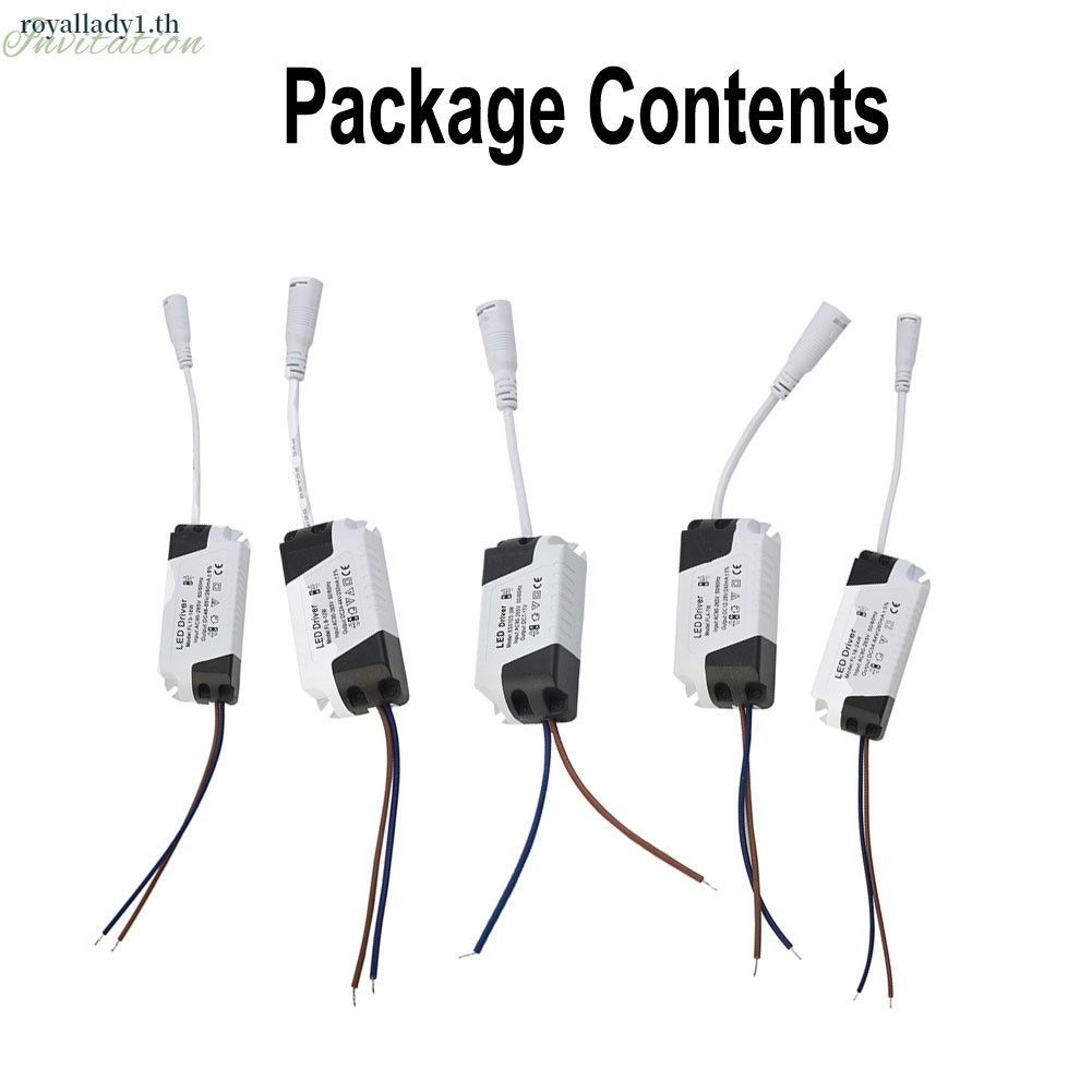 ⭐แผง LED ไดร์เวอร์คงที่ 3W 6W 12W 18W 24W DC LED แหล่งจ่ายไฟ