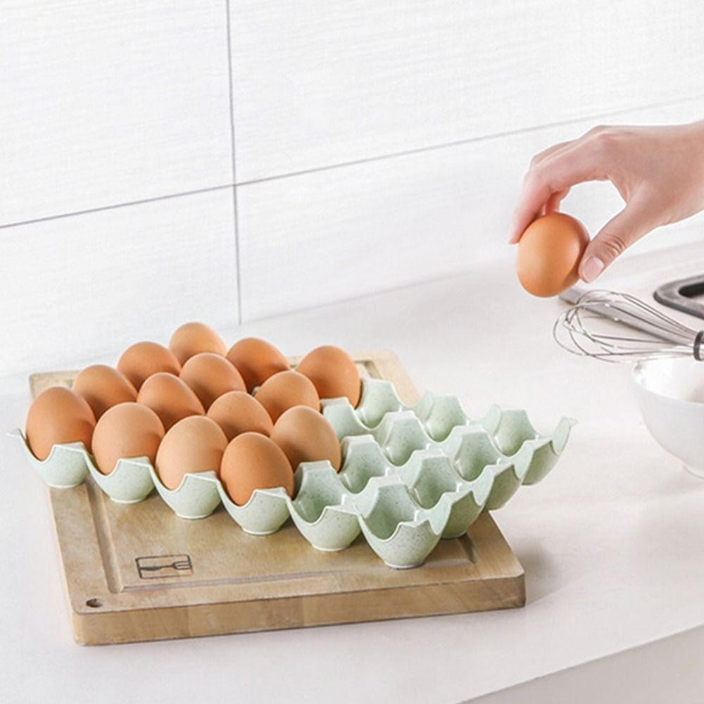 และ กล่องเก็บไข่,ชั้นวางไข่ในครัวเรือนความจุขนาดใหญ่,Cash-proof 24/15 Grooves Save Space Egg Container - รูปที่ 7