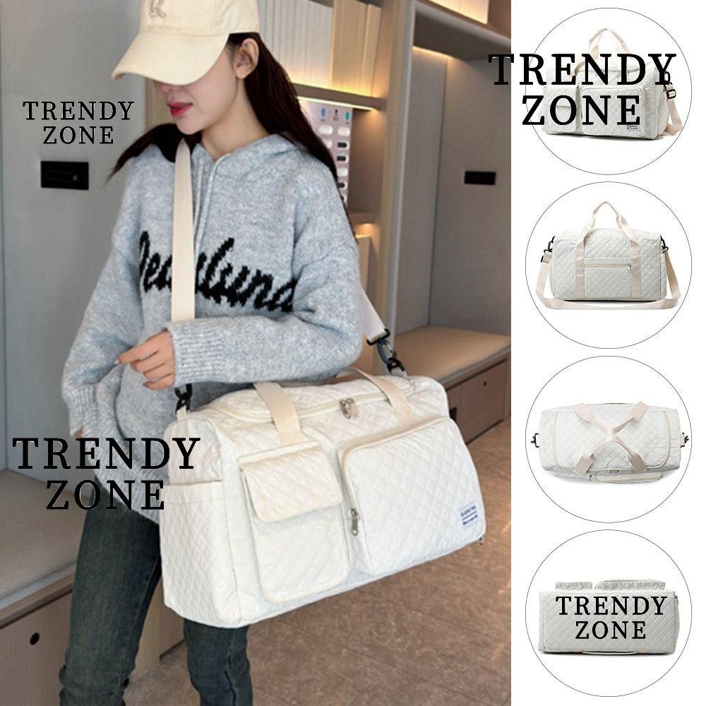 Trendyzone กระเป๋าเดินทาง, ความจุขนาดใหญ่แห้งเปียกแยกกีฬากระเป๋า, แฟชั่นฟิตเนสกระเป๋าสะพายข้างกันน้ําผู้ชายผู้หญิง