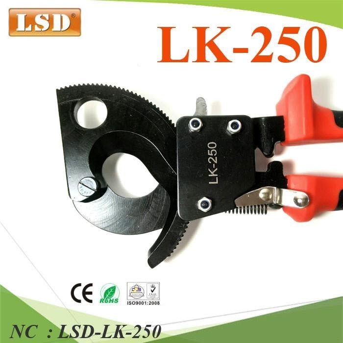NC คีมตัดสายไฟ LK-250 ขนาดสูงสุด 32 มม. 240 Sq.mm. LSD-LK-250