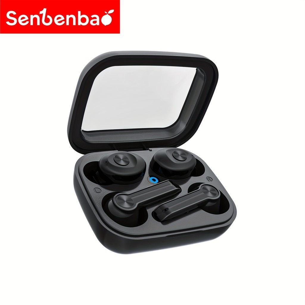 หูฟังไร้สาย TWS True Wireless สองชุด โทรแบบแฮนด์ฟรี ปุ่มสัมผัส เหมาะสําหรับระบบ Android IOS สมาร์ทโฟน