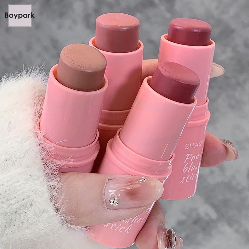 Boypark SHAQINUO บลัชออนแท่ง เนื้อครีม นุ่ม ชุ่มชื้น เรียบเนียน เป็นธรรมชาติ กันน้ํา