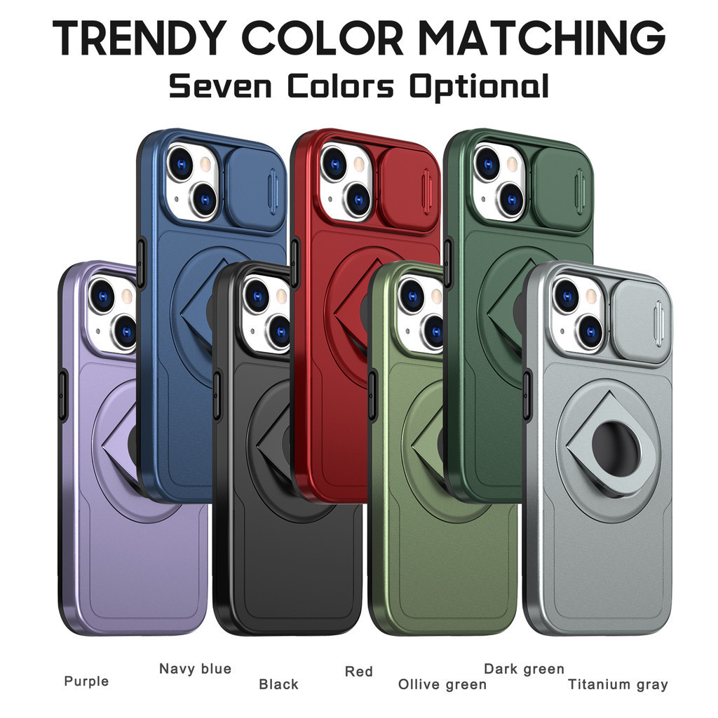 แหวนแม่เหล็กที่แข็งแกร่งเคสโทรศัพท์พร้อมขาตั้งสําหรับ Samsung Galaxy S23 ULTRA S22 ULTRA S23 S22 PLUS S23 S21 S20 FE กันกระแทกป้องกันการตกป้องกันปลอกปกหลัง ราคา ถูกที่สุด ดีลบีเคเค แกลเลอรีภาพที่ 8