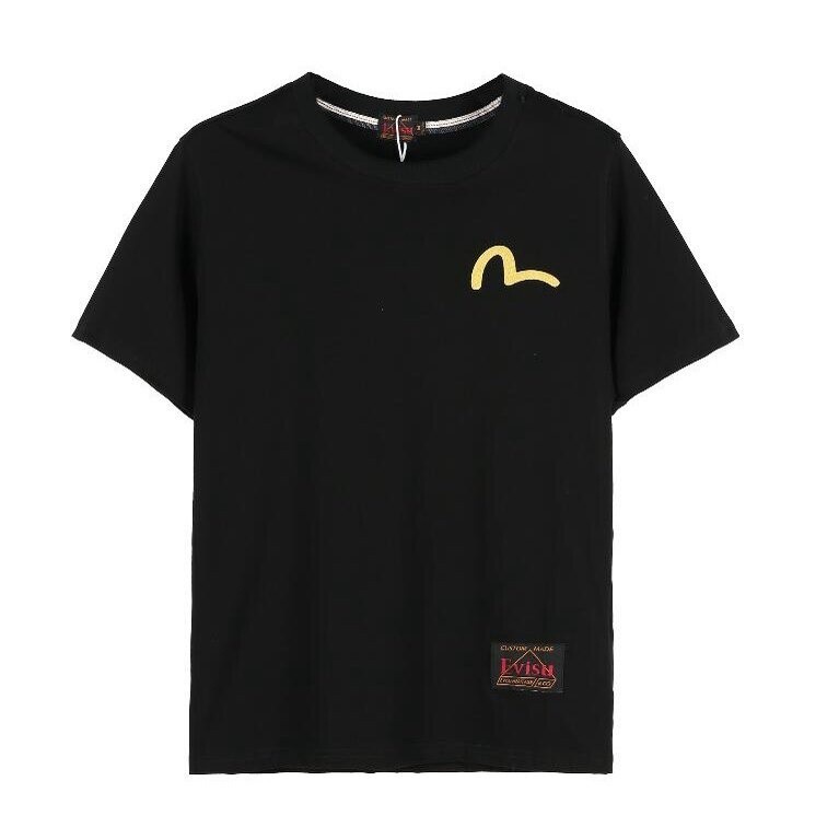 เสื้อยืดEvisu เสื้อยืดผ้าฝ้ายแขนสั้นพิมพ์ลายแฟชั่น y2k น่ารัก การ์ตูน ใส่สบายๆ ใส่เดินทาง
