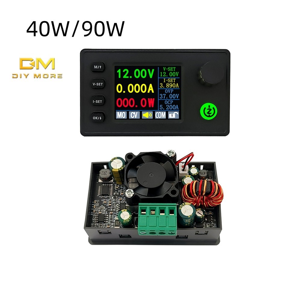 Diymore SK40C/SK90C 40W/90W หน้าจอสี CNC แรงดันไฟฟ้าแบบปรับได้แหล่งจ่ายไฟเสถียรโมดูลชาร์จกระแสคงที่แ