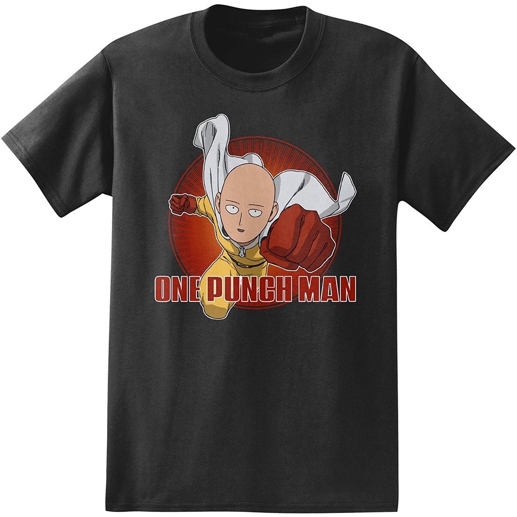 New One Punch Man Saitama One Punch Men's T-Shirt  เซ็กซี่ น่ารัก เกาหลี หลวม รัดรูป