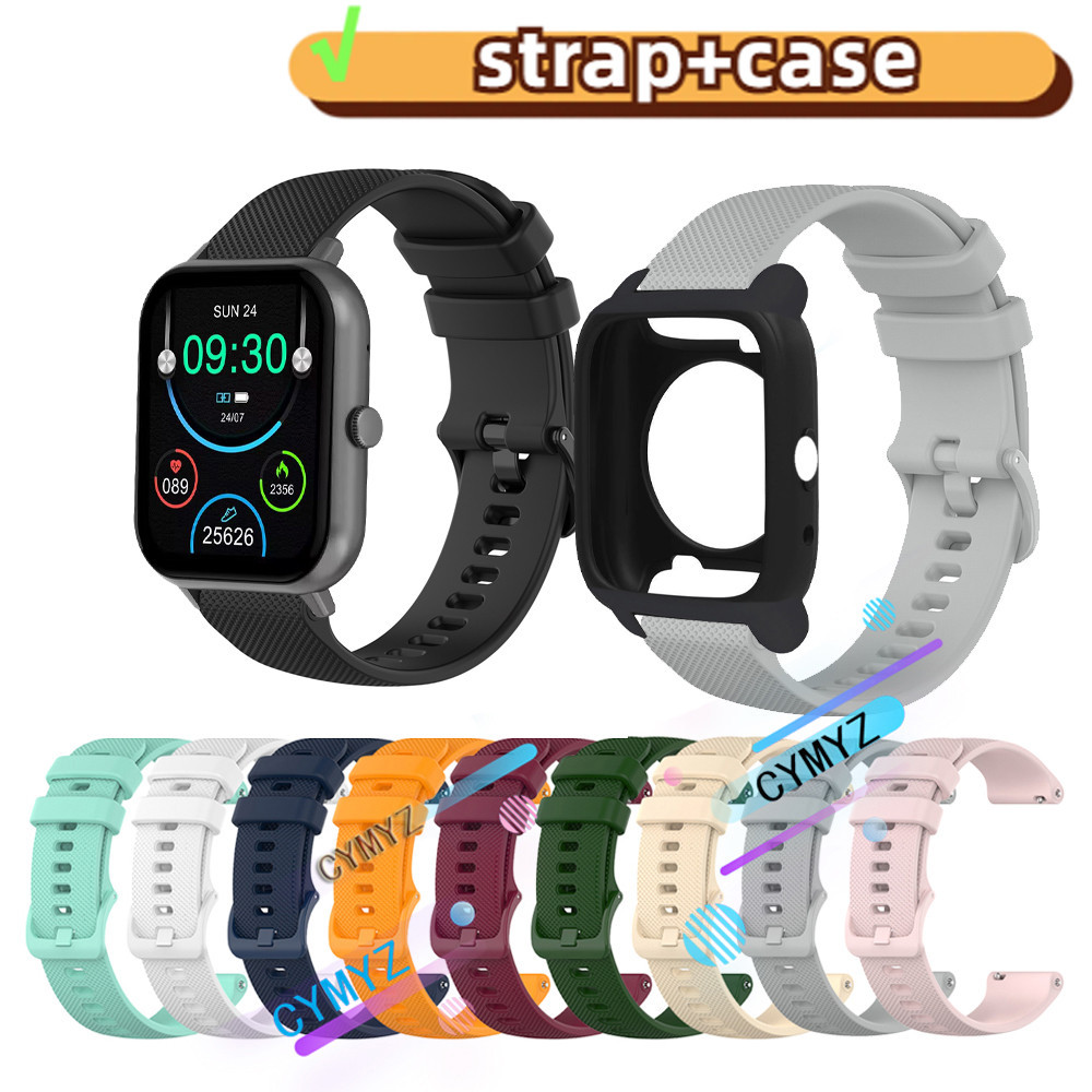 Colmi P28 plus strap สายซิลิโคน Colmi P28 plus สายสมาร์ทวอทช์ สายรัดข้อมือกีฬา Colmi P28 plus case ป