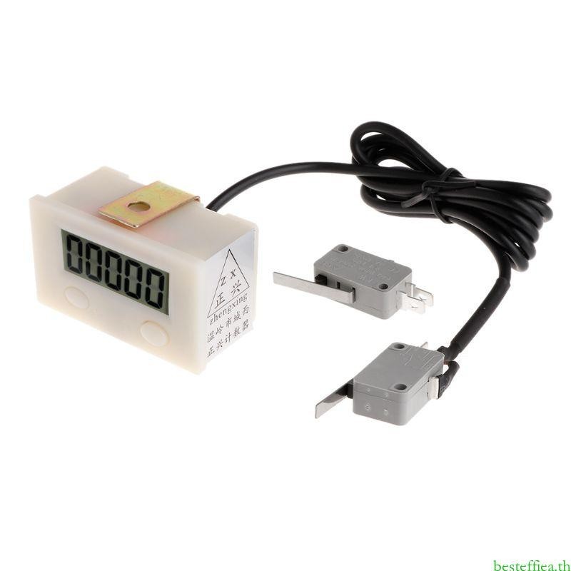 Beste LCD Digital Tally Counter Counter Panel Gauge 5 หลักกันกระแทก Punch Counter